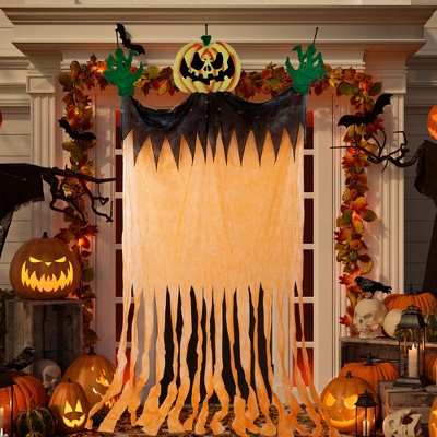 Northlight Scary Jack-O-Lantern Hanging Halloween Decoration - 11'