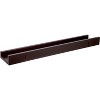 Kiera Grace 23" Ausencio Wall Shelf Espresso: Traditional Style MDF Floating Ledge with Metal Hardware - 3 of 4