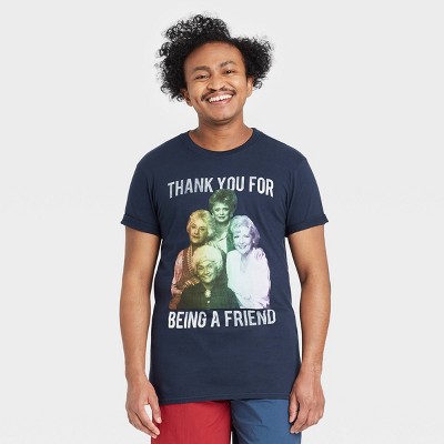 Pride Gender Inclusive Adult Golden Girls Short Sleeve T-Shirt - Navy