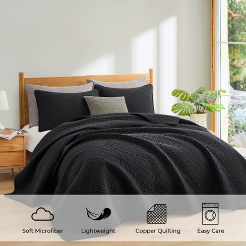 Peace Nest Premium Ultra Soft Reversible Quilted Coverlet Set, Twin ...
