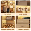 Aheaplus Freestanding Closet Organizer System with 5 Drawers & 12 Shelves - 4 of 4