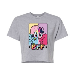 Women's - My Little Pony - Bff Pony Grid Cropped Graphic T-Shirt - 1 of 4