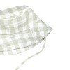 Organic Baby Sun Hat Muslin - Gingham - 4 of 4