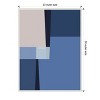 Amanti Art Blue Lines 3 by Alyson Storms Canvas Wall Art Print Framed 23 x 30-in. - 4 of 4