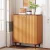 Tribesigns Wood 6-Tier 24 Pairs Shoe Storage Cabinet with Doors and Adjustable Shelves, Freestanding Shoe Organizer for Entryway Hallway - 4 of 4