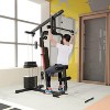 Gymax Multifunction Home Gym System Weight Training Exercise Workout Equipment Fitness Strength Machine for Total Body Training - 4 of 4