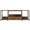 63" TV Stand for 75 Inch TV with LED Lights and Power Outlets,Modern Media Console with Fabric Drawers for Living Room-Baofuwish - 4 of 4