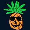 Men's Design By Humans HALLOWEEN PINEAPPLE PUMPKIN THEMED By Ujangkasep Tank Top - 2 of 3