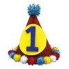 Creativity Street Glitter Pom Pons, 2 Inch, Assorted Colors, Set of 16 - 3 of 4
