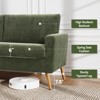 Dyonery 68" Small Loveseat for Bedroom Office Mid Century Modern Loveseat Sofa Couch with Spring Cushion for Livng Room,Solid Wood,Tool-Free Assembly - 3 of 4