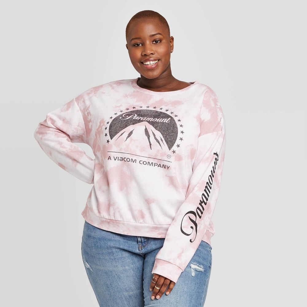 Women's Paramount Plus Size Graphic Sweatshirt (Juniors') - White 2X was $19.99 now $13.99 (30.0% off)