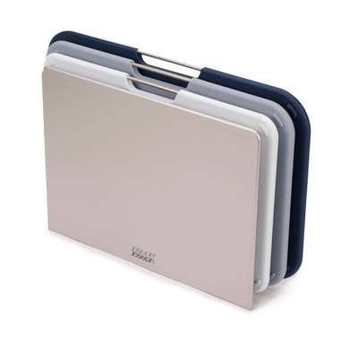 Joseph Joseph Nest Boards Regular 3pc Set Gray: Cutting Board Set, Dishwasher Safe, Lightweight, Polypropylene Material