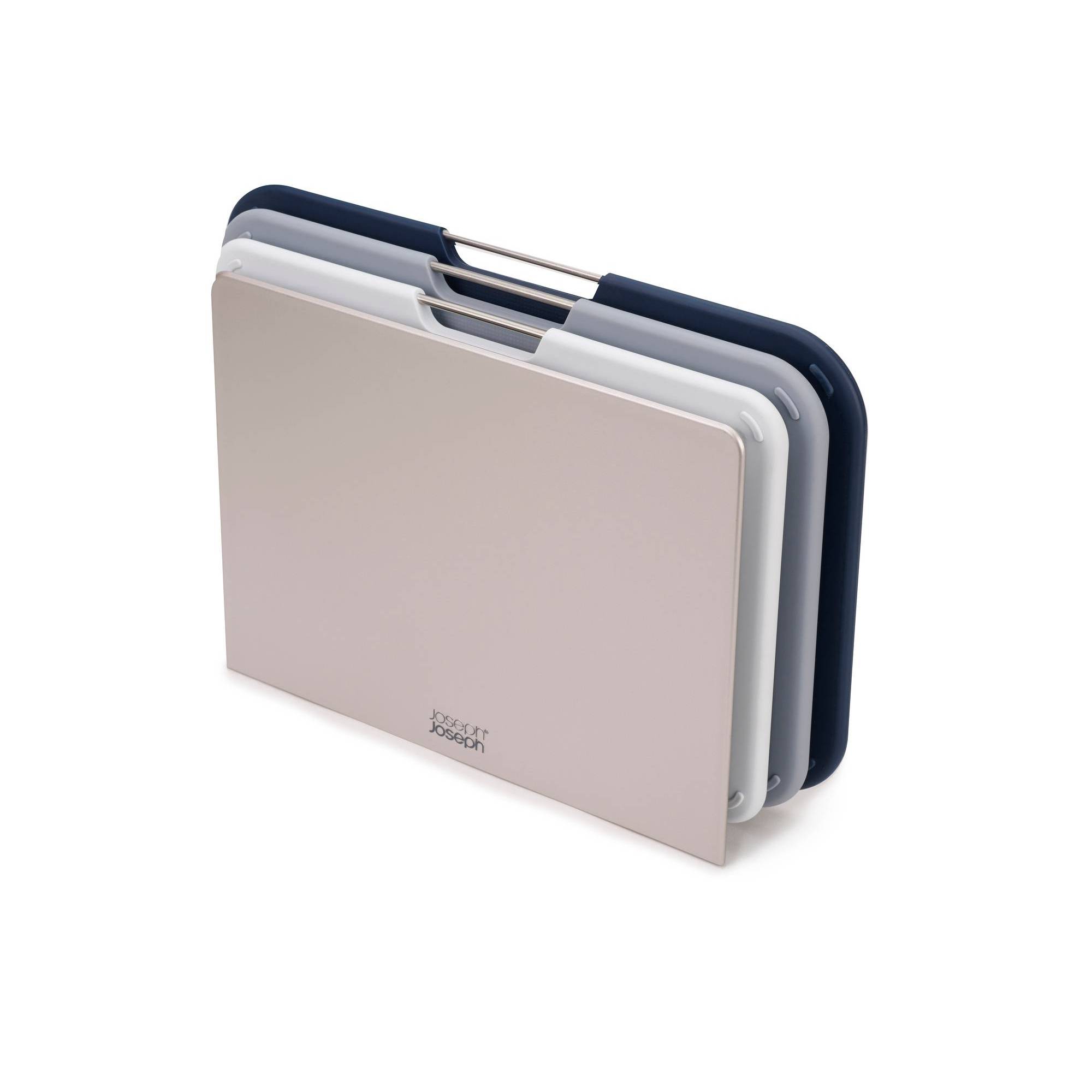 Joseph Joseph Nest Boards Regular 3pc Set Gray: Cutting Board Set, Dishwasher Safe, Lightweight, Polypropylene Material