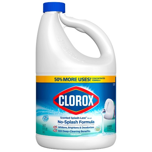 Clorox Splash Less Liquid Bleach Clean Linen 117oz Target