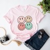 Simply Sage Market Women's Smiley Face Grunge Short Sleeve Graphic Tee - 3 of 3