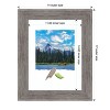 Amanti Art Pinstripe Plank Grey Narrow Picture Frame - 4 of 4