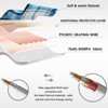 Heated Blanket Electric Queen, Heating Queen with 10 Heats Levels/8 Hours Auto Off, Navy Plaid Flannel Blanket Winter Warmer for Adults - 3 of 4