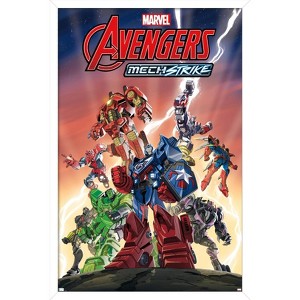 Trends International Marvel Avengers: Mechstrike - Group Framed Wall Poster Prints - 1 of 4