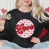 Simply Sage Market Women's Graphic Sweatshirt Retro Love Checkered Circle - 2 of 4