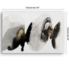 Americanflat Canvas Wall Art in Black, Grey and Gold Ink Style - Gallery Wrap - Abstract Wall Art - 2 of 4