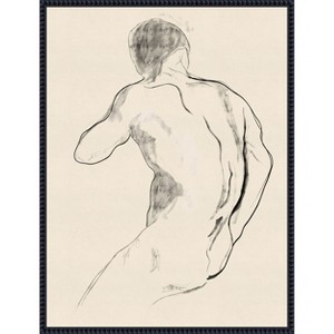 Amanti Art The Athlete by Roberto Moro Framed Canvas Wall Art - 1 of 4