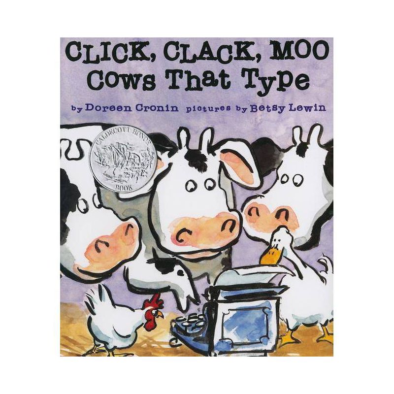 Click, Clack, Moo - (Click Clack Book) by  Doreen Cronin (Board Book), 1 of 2