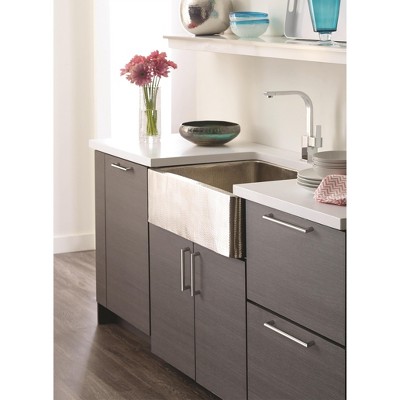 Polished Chrome Modern Cabinet Drawer Pull with Mounting Hardware