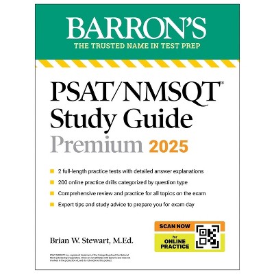 Psat/NMSQT Premium Study Guide: 2025: 2 Practice Tests + Comprehensive Review + 200 Online Drills - (Barron's Test Prep) (Paperback)