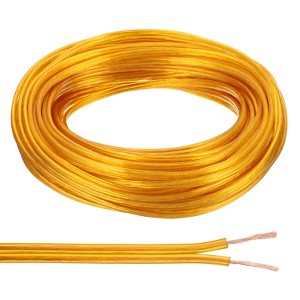 Unique Bargains Tinned Copper Insulated Heat Resistant PVC Covered 300V SPT-1 Round Wire 18AWG - 1 of 4