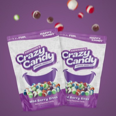 Crazy Candy Freeze Dried Candy - Wild Berry Bites - 3.9oz : Target
