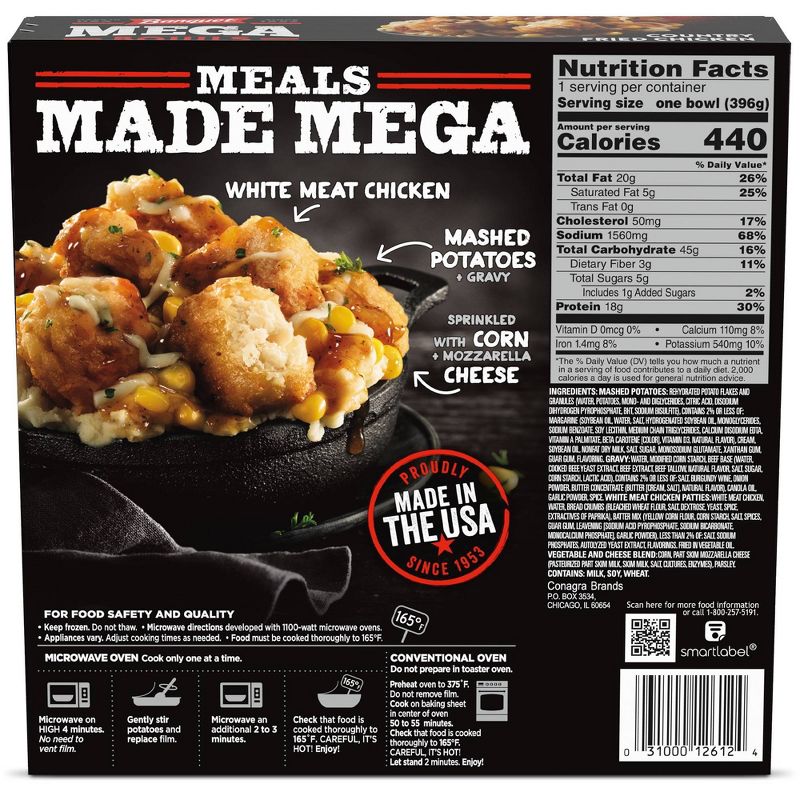 Banquet Mega Bowls Frozen Country Fried Chicken - 14oz, 6 of 7