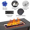 44" Propane Fire Pit Table, 50000BTU Outdoor Gas Fire Pit Table with Separate Storage Space - 3 of 4