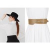 INSPIRE CHIC Women's Obi Vintage Faux Leather Buckle Wide Belts - 4 of 4