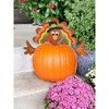 Decorae Halloween Pumpkin Decorating Kit, Turkey Set, 4 Reusable Metal Accessories for Fall Pumpkin Face Decorating w/ Turkey Body Parts - 4 of 4