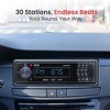 Pyle Single DIN Vehicle Receiver Headunit - AM/FM-MPX In-Dash Detachable Face Radio with SD/MMC/USB Player - PLR31MP - 2 of 4