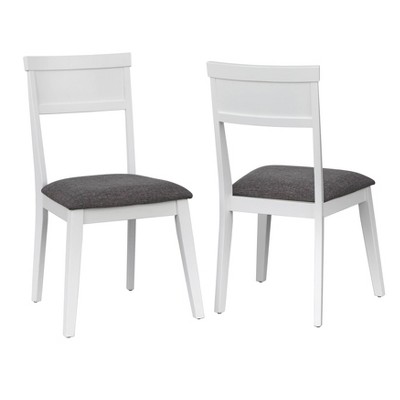 Set Of 2 Berea Dining Chairs White - Buylateral: Modern Farmhouse Style ...