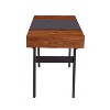 NicBex Home Office Desk 47.25" L Morden Writing Desk with Drawer, Wooden Desktop and X-Shaped Legs for Study and Work - 4 of 4