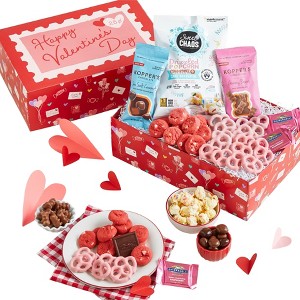 Happy Valentine Special Delivery Chocolate and Sweets Box for Women, Men, Appreciation, Thank You - 1 of 1