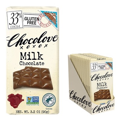 Chocolove Milk Chocolate Candy Bar - 3.2oz