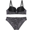 Agnes Orinda Women's Plus Push-Up Underwire Comfort Undergarment Set - 2 of 4