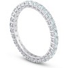 Pompeii3 1ct Diamond Eternity Ring 14k White Gold - 3 of 4