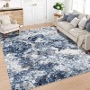 Washable Abstract Rug, Non-Slip, Soft, Modern Low Pile Carpet for Living Room, Bedroom, Dining Room, Playroom - 2 of 4