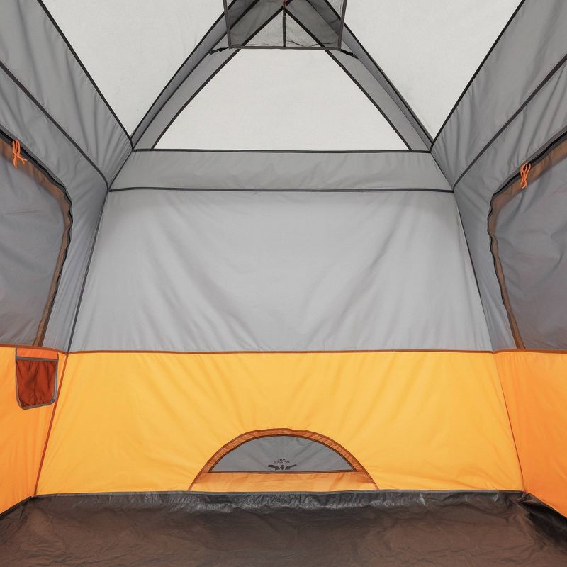 Core Equipment 4 Person Straight Wall Tent - Orange, 5 of 10