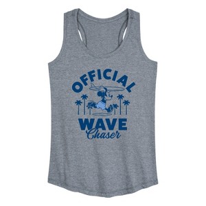 Women's - Disney - Official Wave Chaser Graphic Racerback Tank - 1 of 4