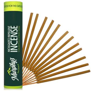 Murphy's Naturals 12pk Mosquito Repellent Incense Sticks Area Insect Repellents 4.8 oz