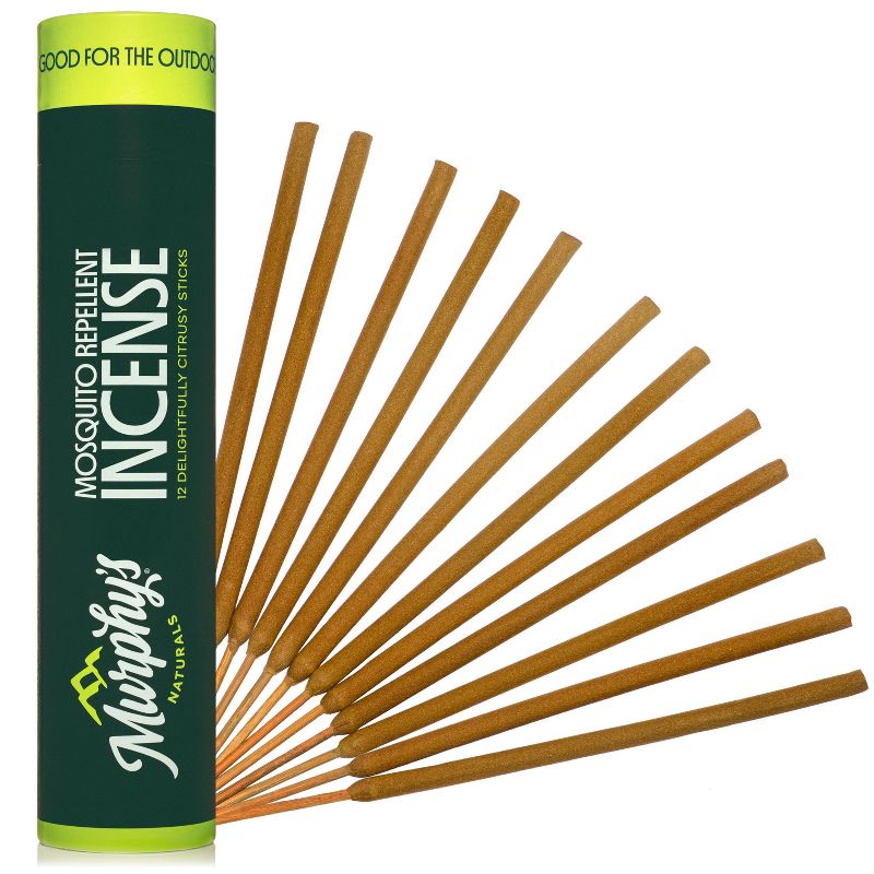 Murphy&#39;s Naturals 12pk Mosquito Repellent Incense Sticks Area Insect Repellents 4.8 oz, 1 of 8
