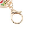 Unique Bargains Christmas Keychain Double Ring Lobster Clasp Zinc Alloy 3.15" 1Pc - 3 of 4