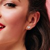 Sterling Silver EVERLY JEWELRY | 2 3/4 CT TGW Cubic Zirconia 3-Stone Earrings - 4 of 4