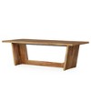 Resenkos Computer Desk, Office Desk, Study Desk,70.8-Inch Executive Desk, Wood Study Computer Desk Writing Table,Walnut Brown - 3 of 4