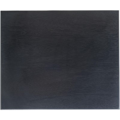 Black Wood Rectangular Accent Table with Storage Drawer